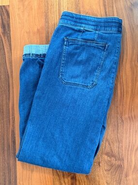 Wit & Wisdom Blue Pull-On Denim Stretch Jeans Size 14
